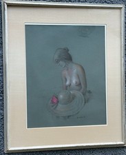 Vintageantique Douglas Hofmann Original Pastel Signed From 1978