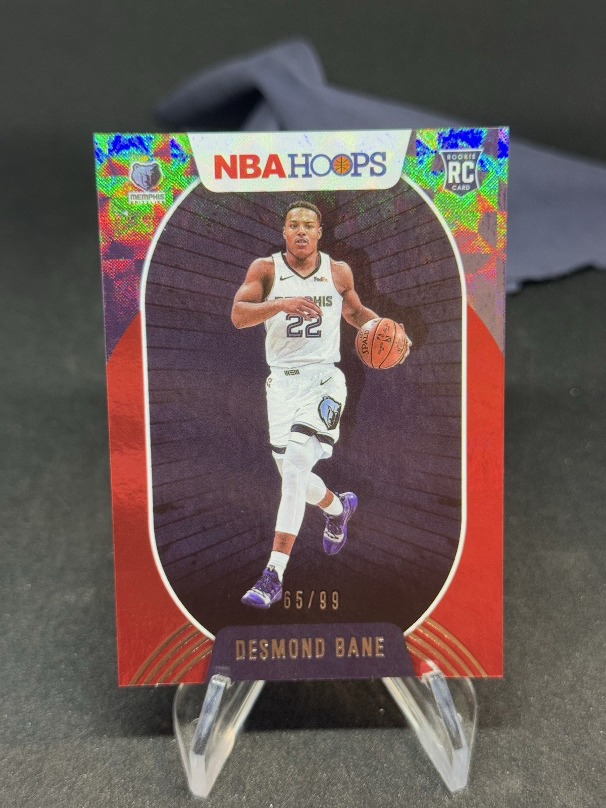 2020-21 Panini NBA Hoops - Desmond Bane #246 Hyper Red /99 (RC)