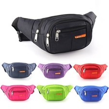 Unisex Large Waterproof Waist Bum Bags Fanny Pack Belt Pouch Wallet Travel Bag