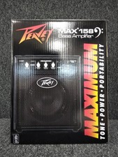 Peavey Max 158 160W Bass Amp Head Vintage 1980s Solid State, Excellent Condition