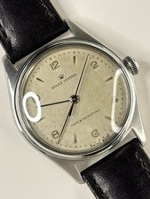 ROLEX OYSTER Vintage 1950’s Men’s Manual Silver Dress Watch - 4444
