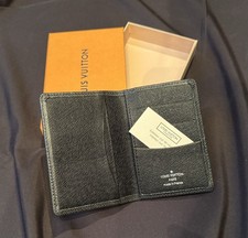 Louis Vuitton Organizer de Poshe Kartenetui Leder Kartenetui schwarz M30518