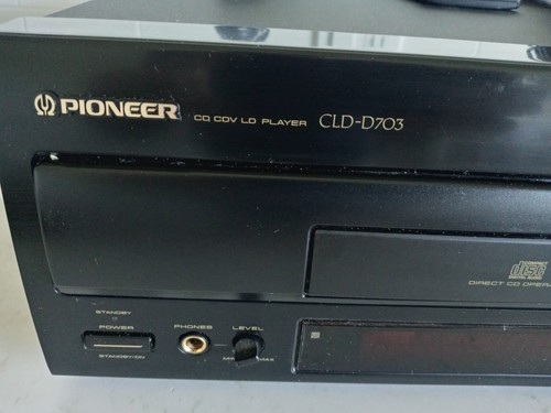 Pioneer CLD-D703 LaserDisc CD Combo Player w/ Remote & A/V Cables- Tested! - Picture 2 of 23
