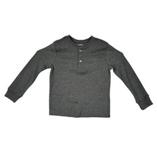 Tommy Bahama Kids Waffle Long Sleeve Shirt Grey Size XS 4