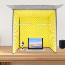 Desktop Soundproof Cover Isolation Booth Vocal Sound Absorbing Shield