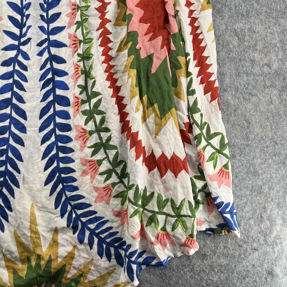 Maxi Vestido Largo Anthropologie Incerti XS Multicolor Geométrico Foto 3 de 4