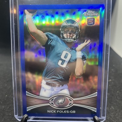 2012 Topps Chrome Nick Foles RC No. 153 Blue Refractor #/199