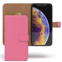 Handy HüLle FüR Apple Iphone X / Xs Tasche Wallet Klapptasche Flipcase Pink
