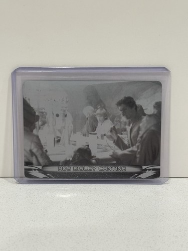2018 Star Wars Galactic Files- Mos Eisley Cantina 1/1 Printing Plate