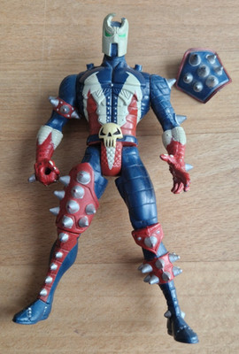 Medieval Spawn Blue costume RARE Spanish ed. 1994 Todd Mc Farlane Toys 14 cm