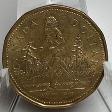 Canada 2005 Terry Fox Marathon of Hope Loonie One 1 Dollar Coin