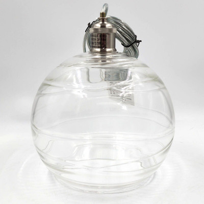 Innovations Lighting Satin Nickel Mini Pendant w/Deco Swirl Glass