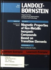 Landolt-Börnstein: Group 37 Condensed Matter...