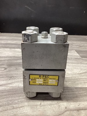 R-P&C Conbraco TYPE 0B Size 1 2 Port Square Strainer 1500PSI  #128C103PR4*SI