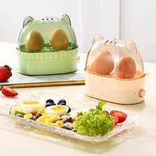 Smart Mini Egg Cooker for Hard Boiled Eggs with Auto Shut Off and Compact Build