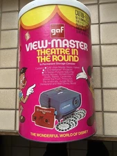 Vintage GAF View-Master Theatre in the Round with Projector, World of Disney 