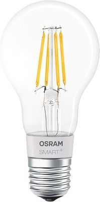 OSRAM SMART+ LED Filament, Bluetooth Lampe mit E27 Sockel, dimmbar, ersetzt 50W 