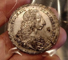 Regno di Sicilia Palermo Carlo di Borbone 12 Tarì dell'Incoronazione 1735 Sup