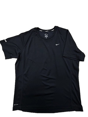 Nike Herren XL schwarz Dri-FIT Polyester Rundhalsausschnitt T-Shirt 1404CDF