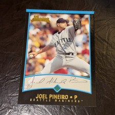 2001 Bowman Joel Pineiro Seattle Mariners Rookie Card #356. rookie card picture