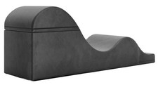Liberator Super Air Flip Chaise 22" Extra Wide Ergonomic Armchair Black