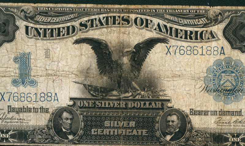 $1 1899 (( BLACK EAGLE )) Silver Certificate ** PAPER CURRENCY AUCTIONS **