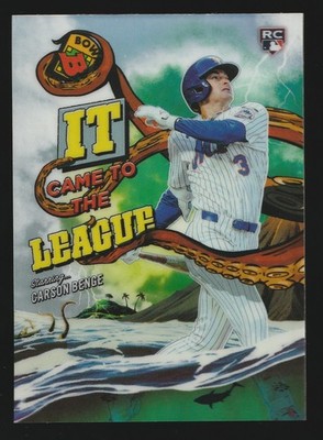 2026 Bowman Chrome Carson Benge Mets RC It Came to the League #IT-7 - Mets