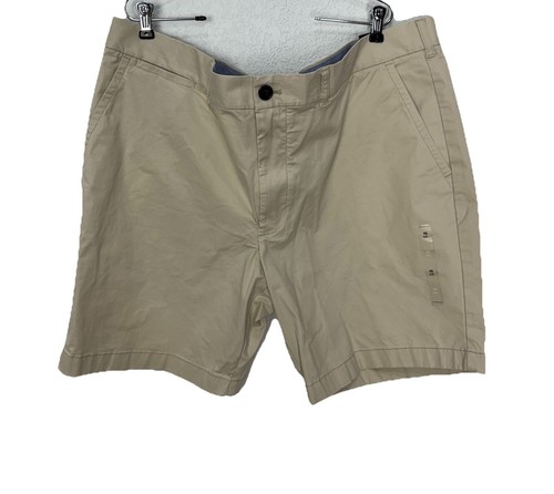 Short chino kakis beige Tommy Hilfiger The Flex homme taille 46R coton neuf 55€