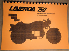 LAVERDA 750 SF & GT ERSATZTEILLISTE, BETRIEB - WARTUNGSANLEITUNG - LAV02 1969-75