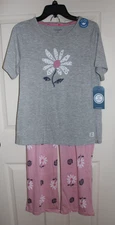 NWT Life is Good Art of Optimism Women's Medium 2 PC Pajama Set PJ's