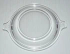 Vintage Pyrex 681-C Round Casserole Tab Handle Clear Glass Replacement Lid EC