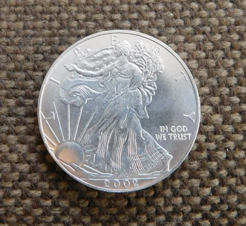 2002 American Silver Eagle 1oz Bullion Coin