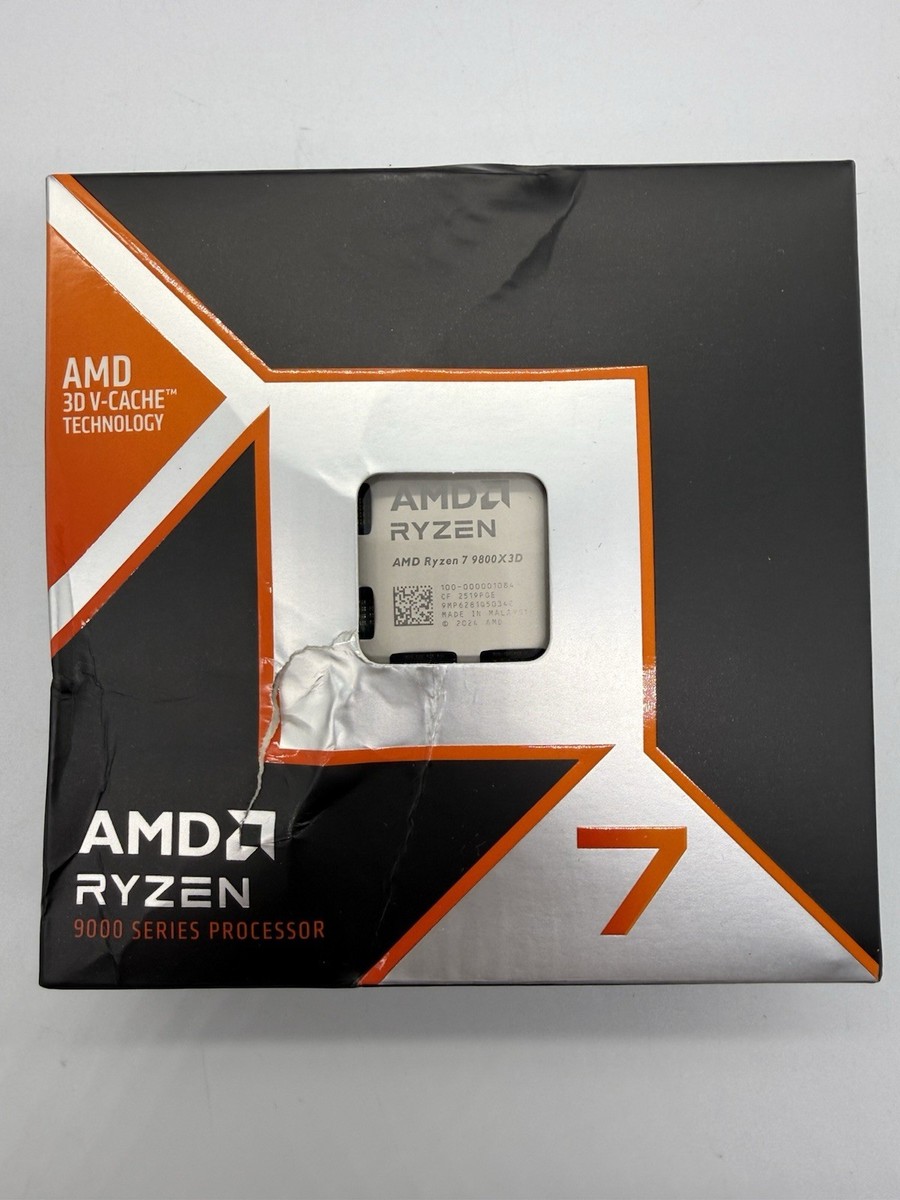 AMD Ryzen 7 9800X3D 8-Core 16-Thread Desktop Processor