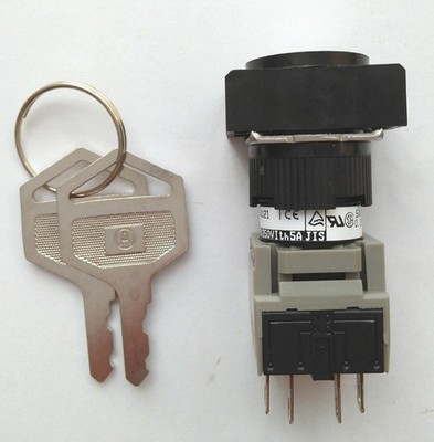 1PCS 2-speed key switch self-resetting AH164-J0A A 5A 250VAC #qm