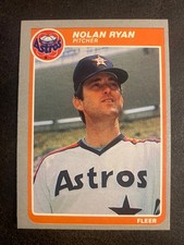 1985 Fleer NOLAN RYAN NR/MT BASEBALL CARD ASTROS HOFer!!