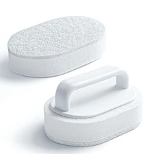 Handle Bath Tub Scrubber, Non Scratch Bathroom Scouring Pad, Bathtub Scrubber...