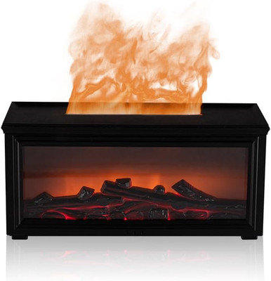 280ML Flame Diffuser, Colorful Flame Fireplace Aroma Diffuser, Essential Oils Fi
