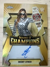 2026 Topps Chrome WWE - Becky Lynch - Marks Of Champions - Gold Refractor 50/50