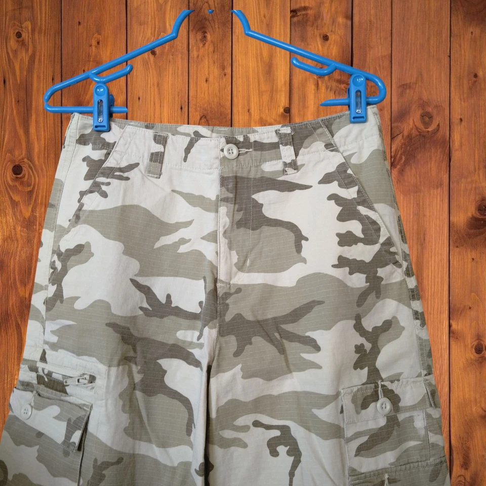 Canyon River Blues Boys Size 16 Camouflage Ripstop Cargo Shorts Utility Pockets - Image 2 of 4