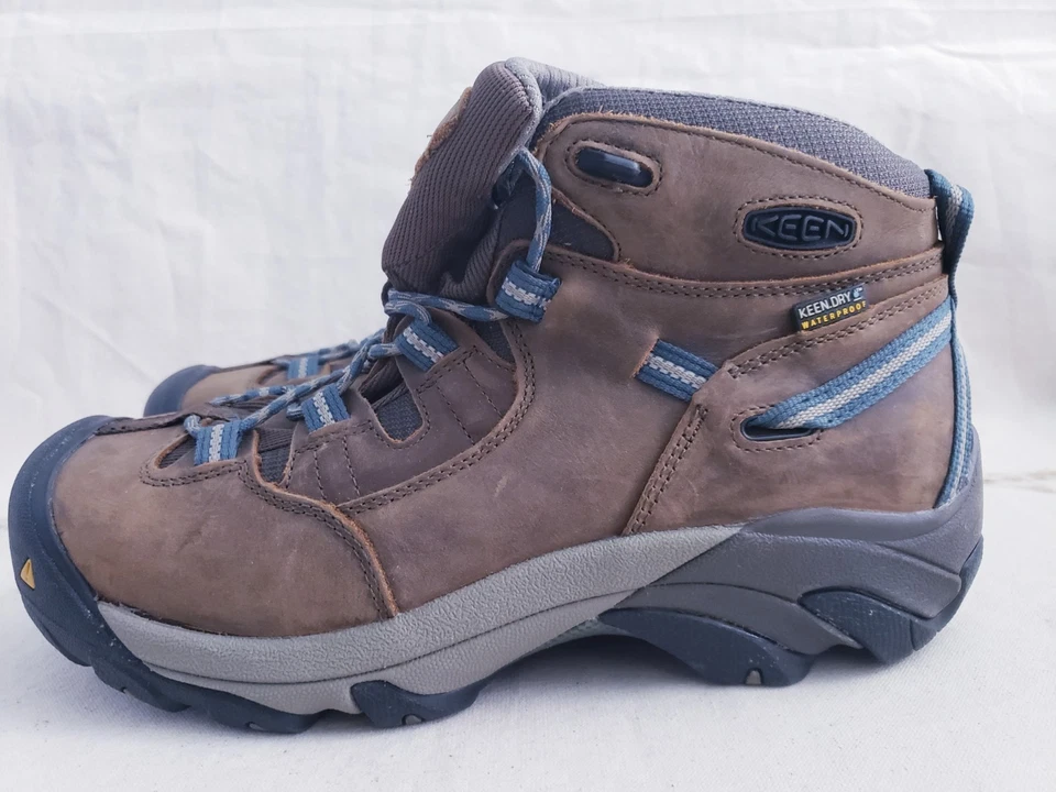 Botas de trabajo utilitarias Keen Dry impermeables con puntera de acero para hombre 10,5 ASTM F2413-11 Foto 4 de 4