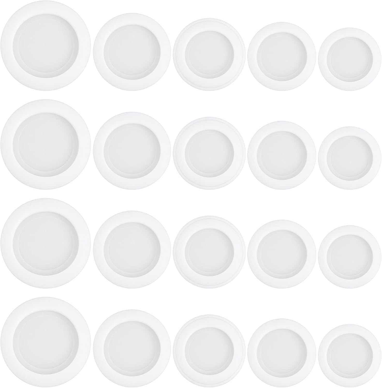 Grevosea 20 Pieces Piggy Bank Plug, Saving Box Plug White Piggy Bank Stopper