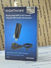 Netgear  Nighthawk AXE3000 WiFi USB Adapter USB 3.0 Tri-Band WiFi 6/6E