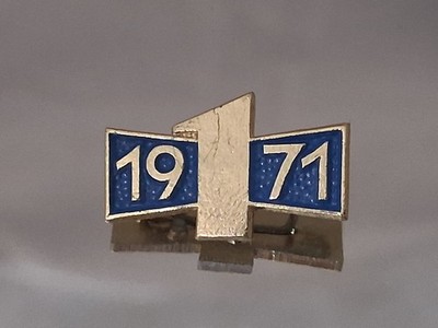 Abzeichen DDR: Die goldene Eins im Straßenverkehr 1971