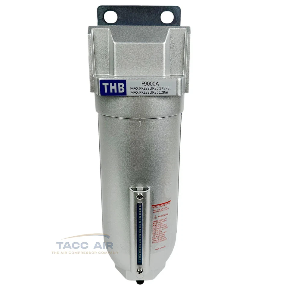 3/4" Inline Air Compressor Water Moisture Filter Trap Separator w/ Auto Drain - Image 2 of 4