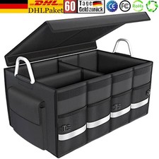 Kofferraumtasche KFZ Autobox Werkzeug Organizer 65Liter Faltbar mit Deckel DE