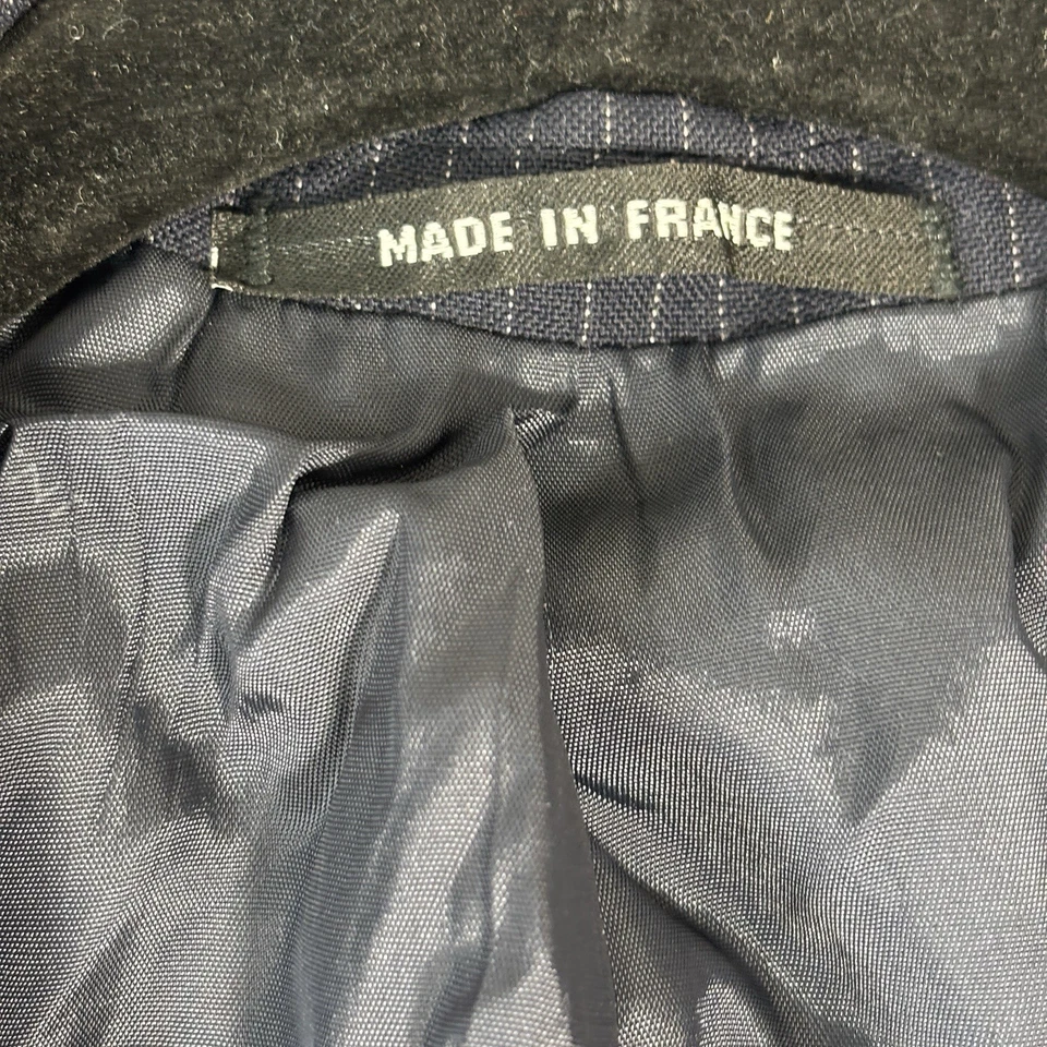 Blazer Yves Saint Laurent Para Hombre YSL 40R Hecho en Francia Lana a Rayas De Colección Foto 4 de 4