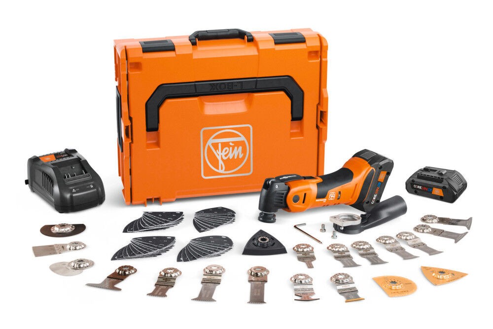 Набор инструментов Fein Ampshare Multimaster Multi-Tool 700 Max Top 18V 4Ah 68шт 109790₽