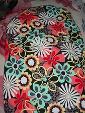 Girl Baby Infant Car Seat Cover-Miller Flower Shower-Baby Bliss-Clemintine Minky