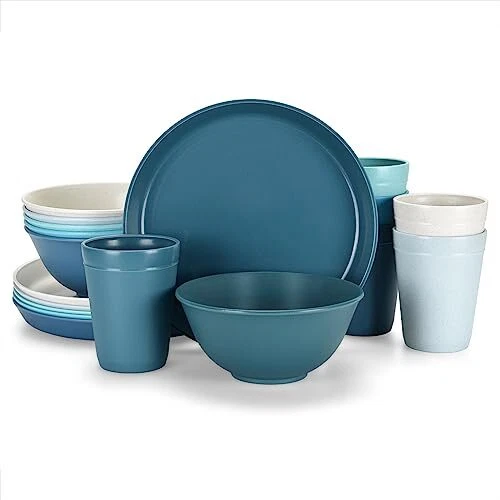 Plastic dinnerware sets microwave cheap safe