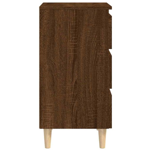 Nachttisch Massivholz-Beine Nachtschrank Nachtkommode mehrere Auswahl vidaXL - Bild 43 von 48